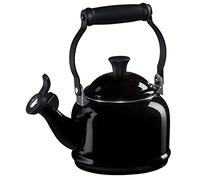 Le Creuset Bouilloire Demi à sifflet, Acier Émaillé, 1,1 L, Onyx, 40103021400000