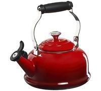 Le Creuset Bouilloire sifflante en acier émaillé, 1,7 l, cerise