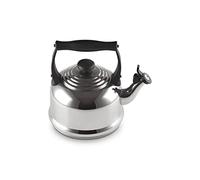 Le Creuset Bouilloire Traditionelle en Inox avec Sifflement, Pour Cuisinière, 2,1 L, Inox, 92000100000100, Argent