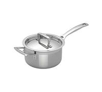 Le Creuset Cocotte ronde 20 cm avec couvercle – Inox 3 plis – 3,8 L – Argenté