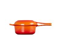 Le Creuset Casserole Deux-en-Un en Fonte Émaillée Signature, 22 cm, 2,3 L, Volcanique, 25044220902460