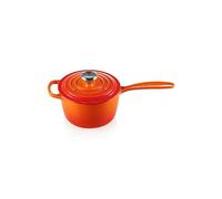 Le Creuset Casserole en Fonte Émaillée Signature avec Poignée Thermorésistante et Couvercle, 16 cm, 1,2 L, Volcanique, 21181160902430