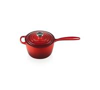 Le Creuset Casserole en Fonte Émaillée Signature avec Poignée Thermorésistante et Couvercle, 18 cm, 2,2 L, Cerise, 21181180602430