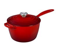 Le Creuset Casserole en Fonte Émaillée Signature avec Poignée Thermorésistante et Couvercle, 20 cm, 3 L, Cerise, 21181200602430