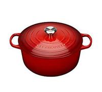 Cocotte Signature en fonte émaillée ronde 28 cm rouge Cerise