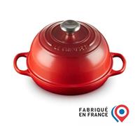 LE CREUSET Cocotte à Pain en Fonte Émaillée 24 cm Cerise