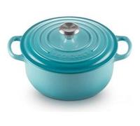 LE CREUSET Cocotte en fonte émaillée 24 cm Bleu Caraibes Bleu Clair G
