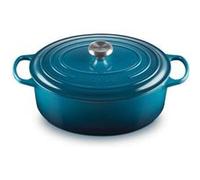 LE CREUSET Cocotte en Fonte émaillée 29 cm Deep Teal Bleu Foncé G