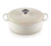 LE CREUSET Cocotte en Fonte émaillée 29 cm Meringue Blanc G