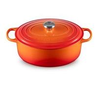 Le Creuset Cocotte Signature Ovale En Fonte Émaillée, 31cm, Volcanique