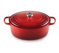 Le Creuset Cocotte Signature en fonte émaillée ovale 35 cm Cerise