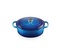 LE CREUSET Cocotte Oval Evolution en Fonte émaillée 27 cm Azure