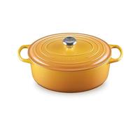 Le Creuset Cocotte en Fonte Émaillée Signature avec Couvercle, Ø31cm, Ovale, 6.3 L, 5.705 kg, Nectar, 21178316724430