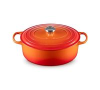 Le Creuset Cocotte Signature Ovale En Fonte Émaillée, 31cm, Volcanique