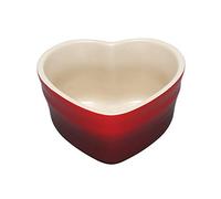 Le Creuset Cocotte en Forme de Cœur, pour 2 Portions, 300 ml, Céramique, Cerise, 91002926060000