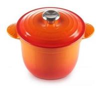 LE CREUSET Cocotte Every en fonte émaillée 16 cm Volcanique Orange G