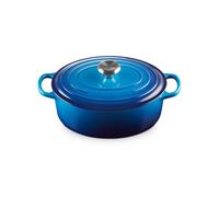 LE CREUSET Cocotte Oval Evolution en Fonte émaillée 27 cm Azure
