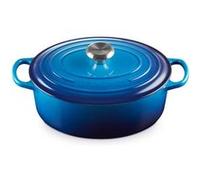 LE CREUSET Cocotte Oval Evolution en Fonte émaillée 27 cm Azure Bleu G