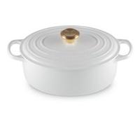 Le Creuset Signature Cocotte ovale en fonte émaillée Blanc 29 cm