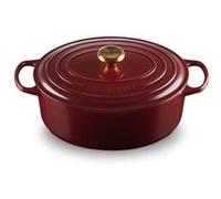LE CREUSET Cocotte Oval Evolution en Fonte émaillée 31 cm Garnet Rouge Foncé G
