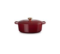 LE CREUSET Cocotte ovale SIGNATURE 31cm 6,3l 6,3l Grenat rouge foncé