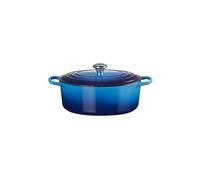 LE CREUSET Cocotte ovale SIGNATURE 31cm 6,3l Azure bleu
