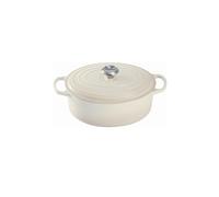 LE CREUSET Cocotte ovale SIGNATURE 31cm 6,3l Meringue crème