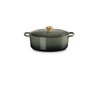 LE CREUSET Cocotte ovale SIGNATURE 31cm 6,3l Thym vert foncé