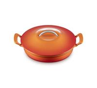 Le Creuset Cocotte peu profonde en fonte Modern Heritage, Flame
