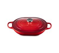 Le Creuset Cocotte rectangulaire en Fonte émaillée Signature avec poignée d'assistance, 31x cm, 3,4 litres, Cerise, 21112310602430