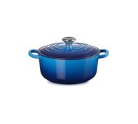 LE CREUSET Cocotte ronde 20cm/2,4l SIGNATURE Azure bleu