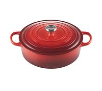 LE CREUSET Cocotte ronde basse en fonte émaillée 30 cm Cerise