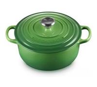LE CREUSET Cocotte Ronde en Fonte Émaillée 20 cm Vert Vert G