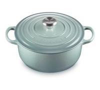 Cocotte Rond 20 cm Le Creuset Signature Fonte 21177207174430 Sea Salt