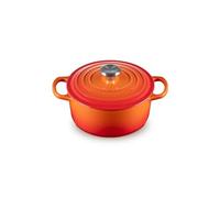 Le Creuset Cocotte Signature en Fonte Émaillée avec Couvercle, 18 cm, Ronde, 1,8 L, 2,572 kg, Volcanique, 21177180902430