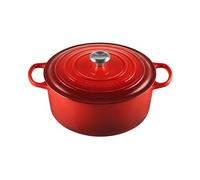 Cocotte Le Creuset en fonte cerise ronde 30 cm