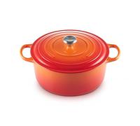 Le Creuset Cocotte Signature en Fonte Émaillée avec Couvercle, 30cm, Ronde, 8,4 L, 7,165 kg, Volcanique, 21177300902430