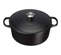Cocotte SIGNATURE en Fonte Émaillée Ronde 18 cm NOIR MAT