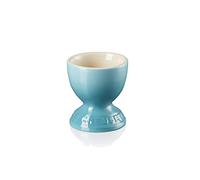 Le Creuset Coquetier à pied en grès, 9 g, Bleu Caraïbes, 81702001700099