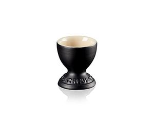 Le Creuset Coquetier à pied en grès, 9 g, Noir Mat, 71702000000099