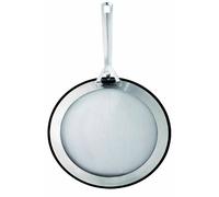 Le Creuset Couvercle Anti-projections, 26 - 30 cm, Inox 3-ply, Avec Pourtour en Silicone Antidérapant, Poignée Rabattable, Argenté,