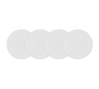 Le Creuset Dessous de Verre en Silicone (est. 1925), Lot de 4, Blanc