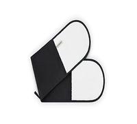 Le Creuset Double Gant avec Boucle, Taille Unique, Coton, Noir Mat, 95001000000000