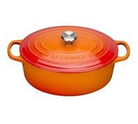 Le Creuset Cocotte ovale Signature 29 cm fonte émaillée 4,7 L Volcanique