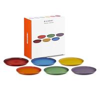 LE CREUSET Ensemble coupé en grès de 6 assiettes à dîner