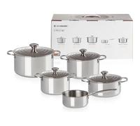 Le Creuset Ensemble de 5 casseroles — 3 plis en acier inoxydable