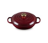 LE CREUSET Evolution Casserole Basse Fonte 26 cm Grenat