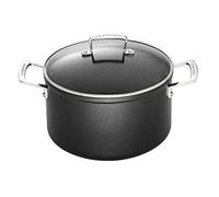 Le Creuset Faitout en Aluminium Forgé avec Couvercle en Verre, 28 cm, Anthracite/Argenté,51102280010502