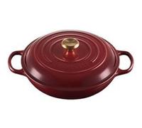 LE CREUSET Faitout en Fonte Émaillée 30 cm Garnet Rouge Foncé G
