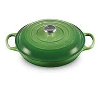 Le Creuset Faitout Signature Signature en Fonte Émaillée, Rond, 30cm, 3,2 L, 5,555 kg, Bamboo, 21180304082430